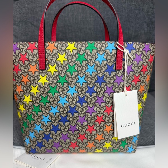 GUCCI stars kids tote bag - Picture 2 of 9